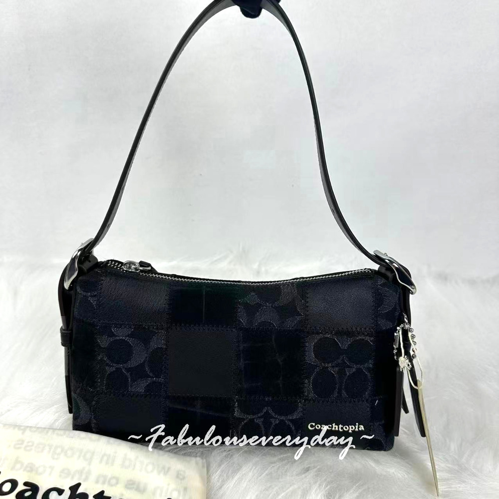 Coach Coachtopia Alter/Ego Small Slouchy Shoulder Bag In Black CGQ21 NWT